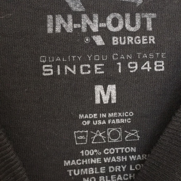 In-N-out  tee shirt - Picture 3 of 5